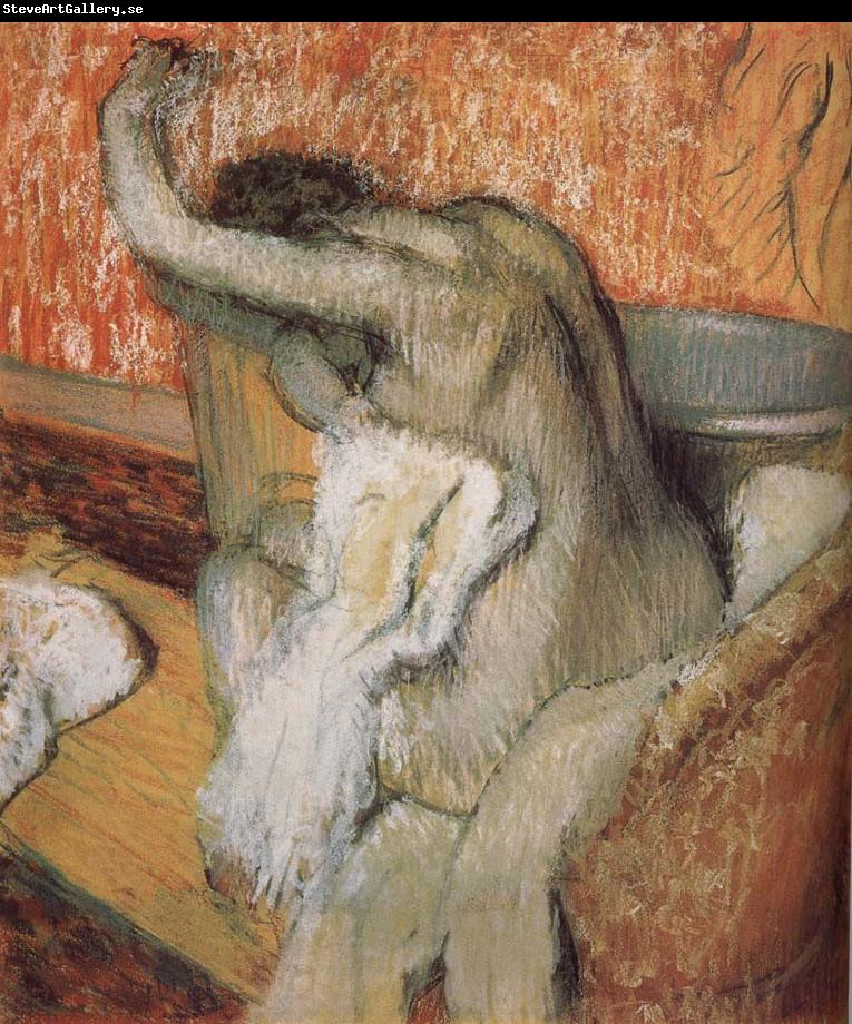 Edgar Degas The lady wiping body after bath